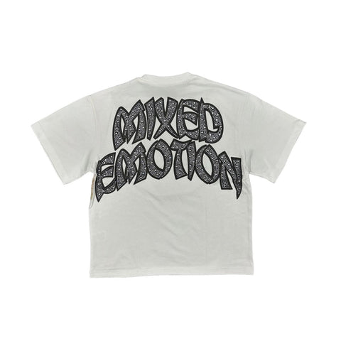 Mixed Emotion White “Arch Angel” Tee
