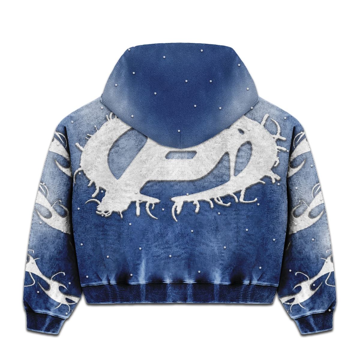 Prestige Blue Flames Hoodie