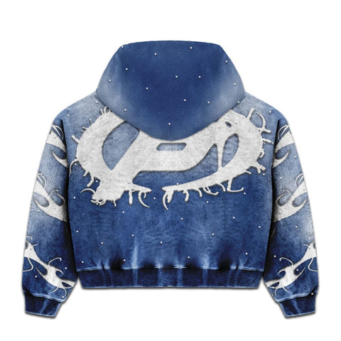 Prestige Blue Flames Hoodie