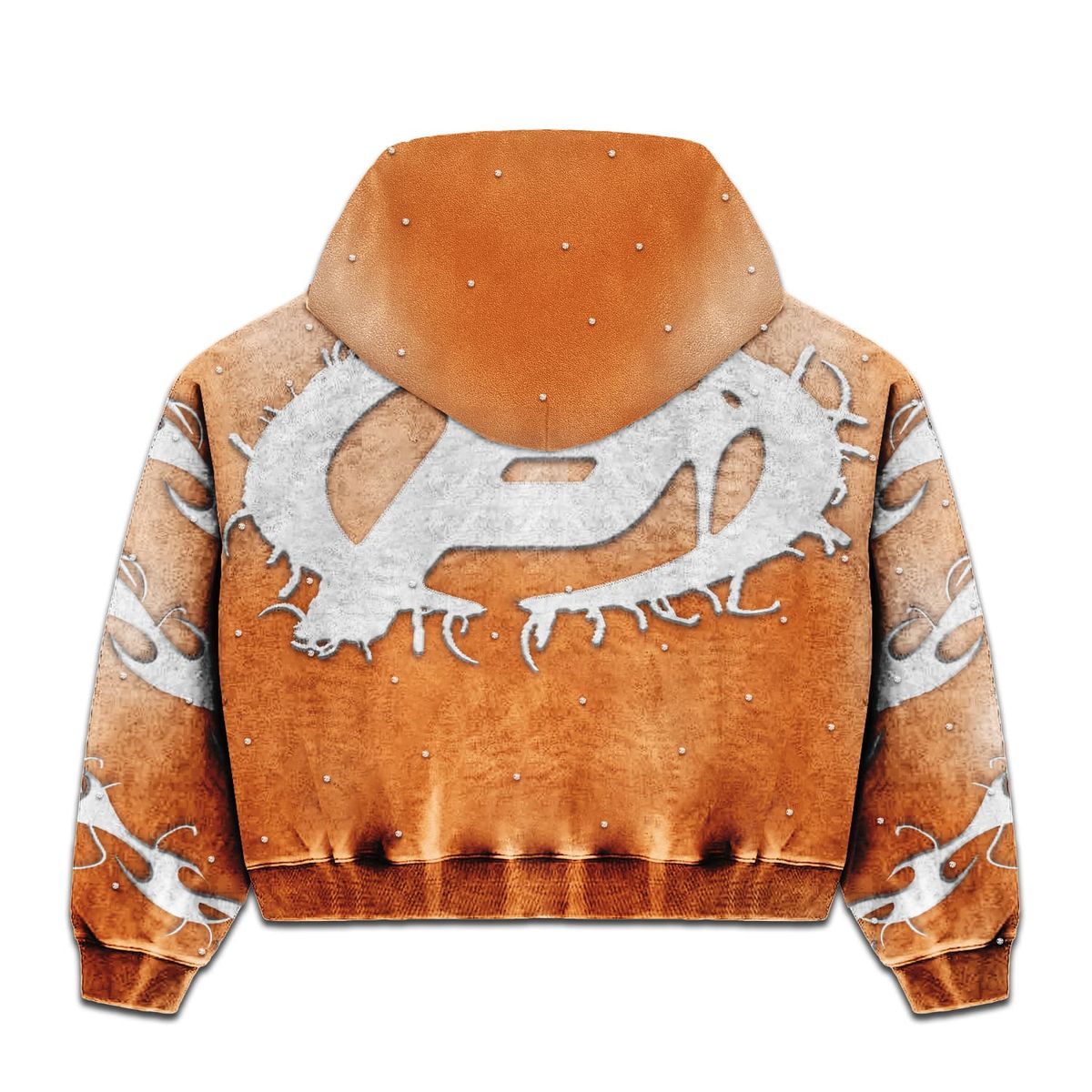 Prestige Orange Flames Hoodie