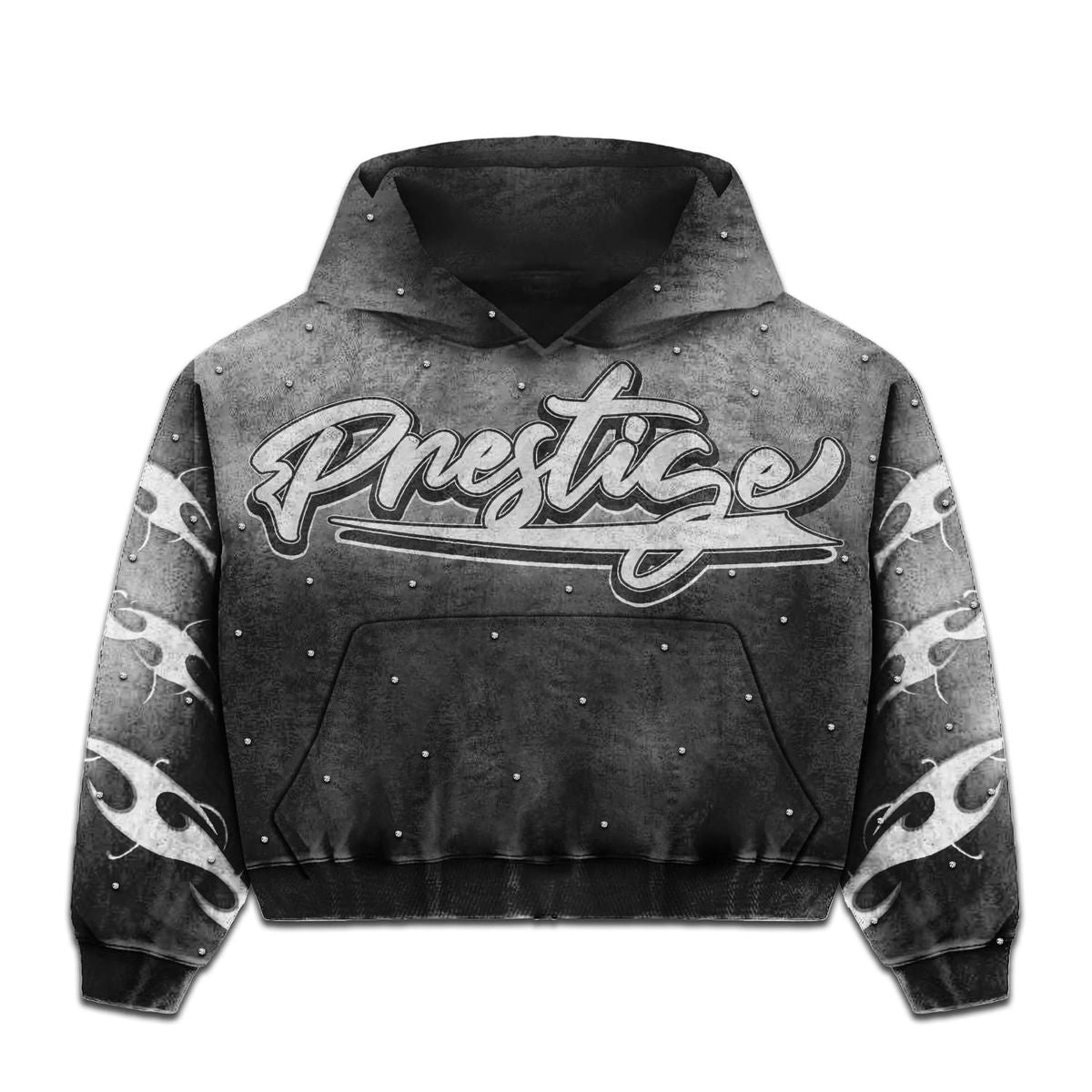 Prestige Black Flames Hoodie