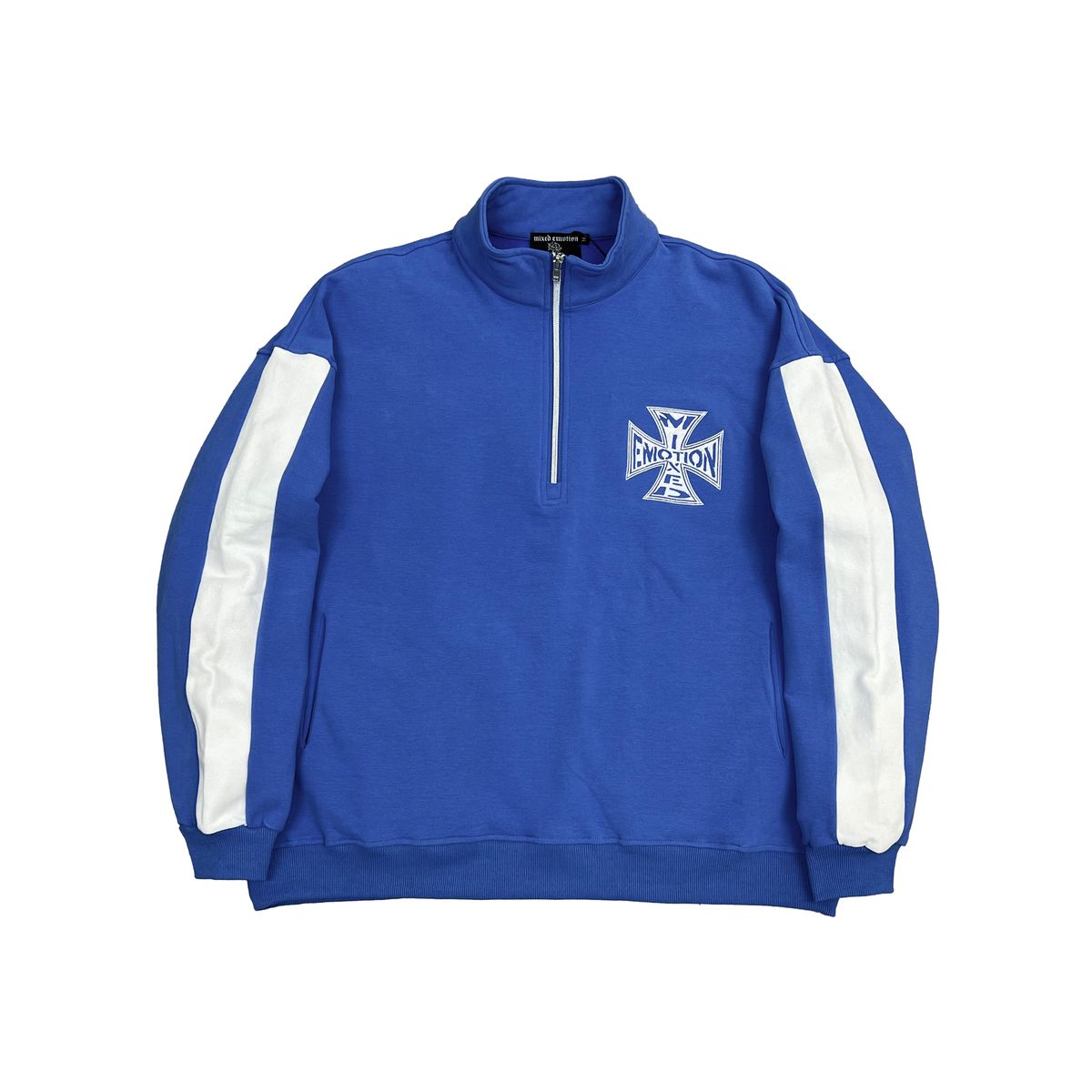 Mixed Emotion Blue Quarter Hoodie