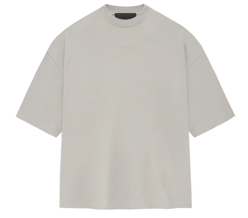 Fear of God Essentials Tee Silver Cloud
