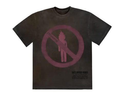 Travis Scott “Days Before Rodeo” Black Tee Pre-Owned