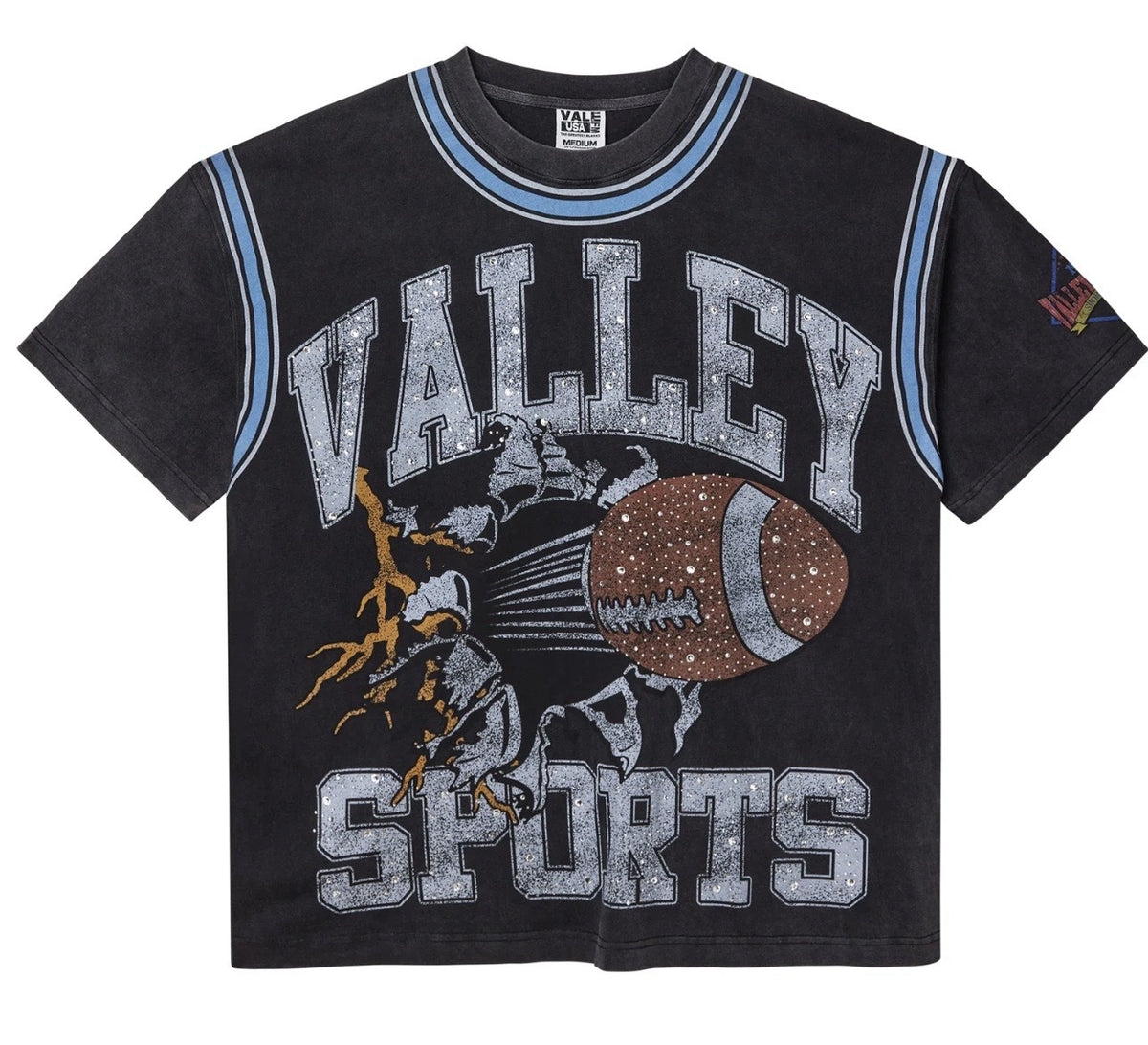 VALE CLASSIC BLACK BLING TEE