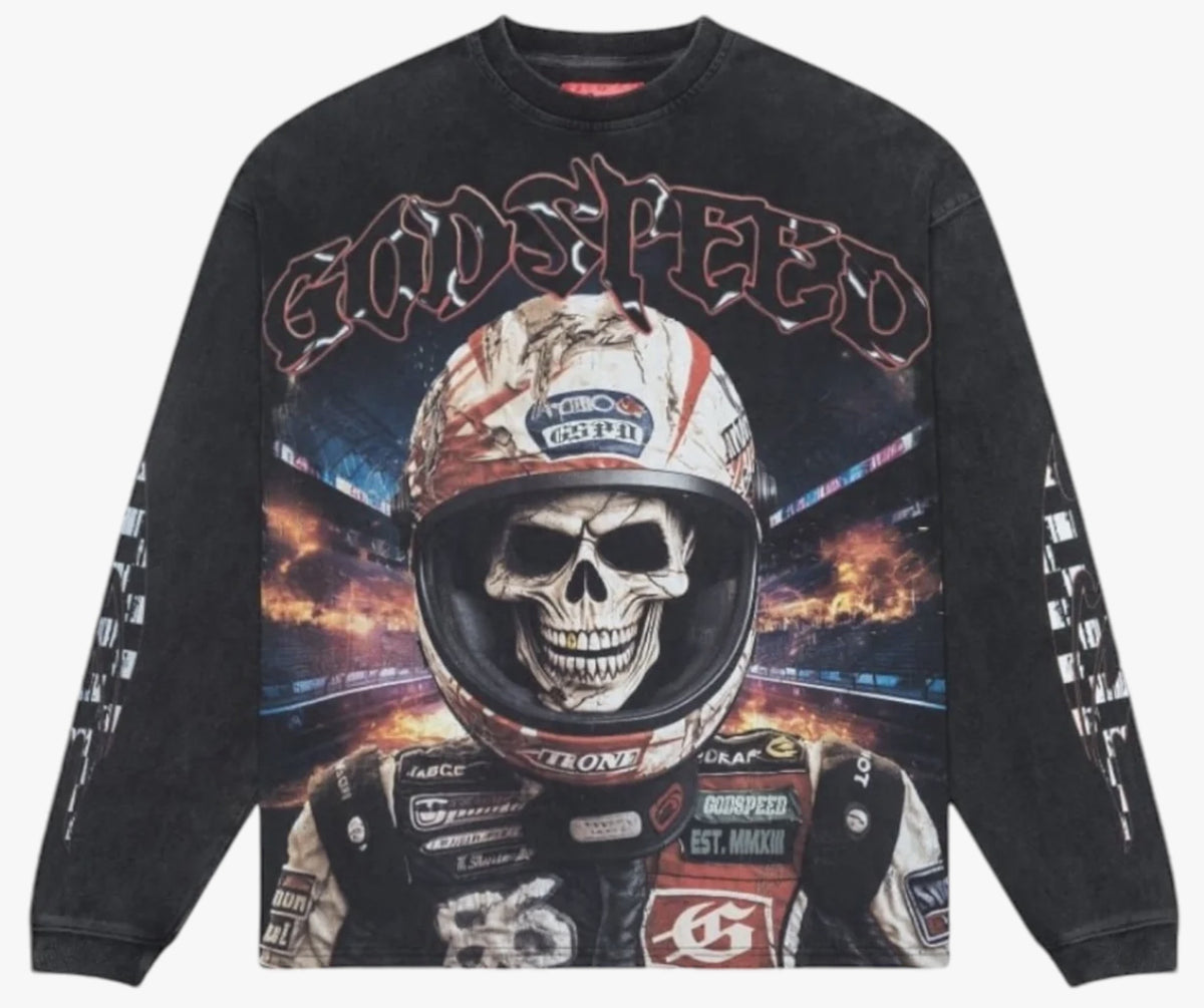 Godspeed Racer Goldie Long Sleeve Black
