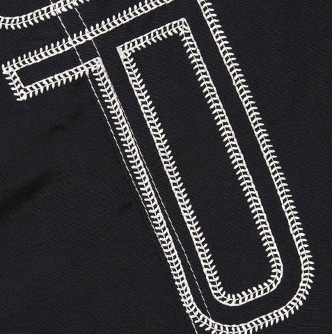 Supreme Spellout Embroidered Track Pant Black