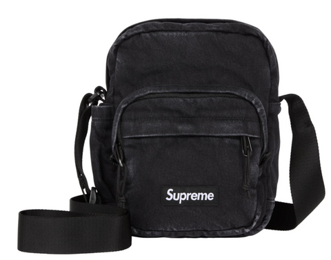 Supreme Denim Shoulder Bag Black