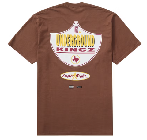 Supreme UGK Super Tight Tee Brown