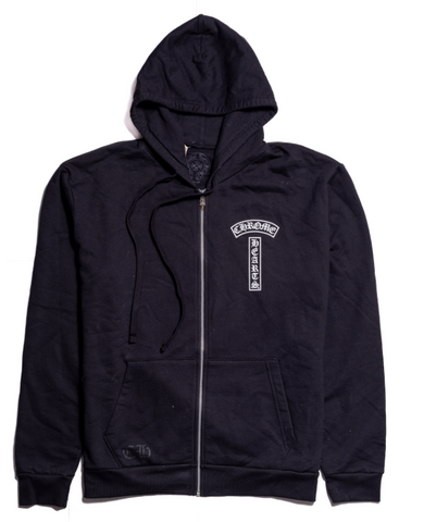 Chrome Hearts Thermal Lined Zip Up Hollywood Black