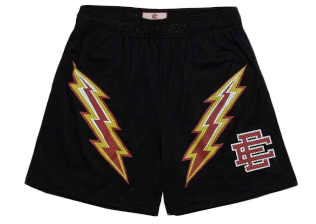 Eric Emanuel EE Basic Lightning Bolt Short Black/Yellow/Red