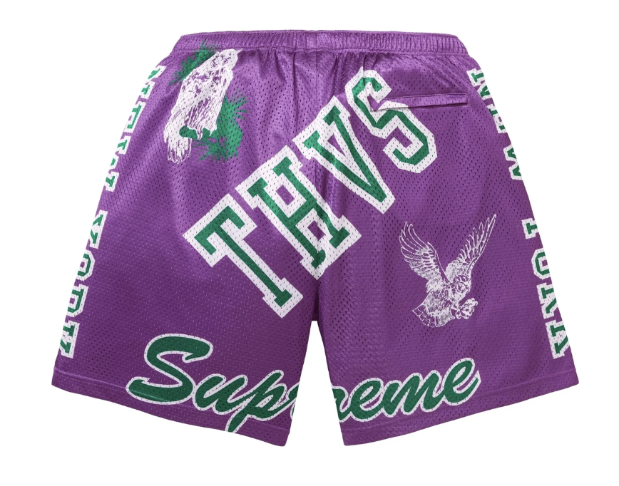 Supreme Varsity Mesh Short Purple