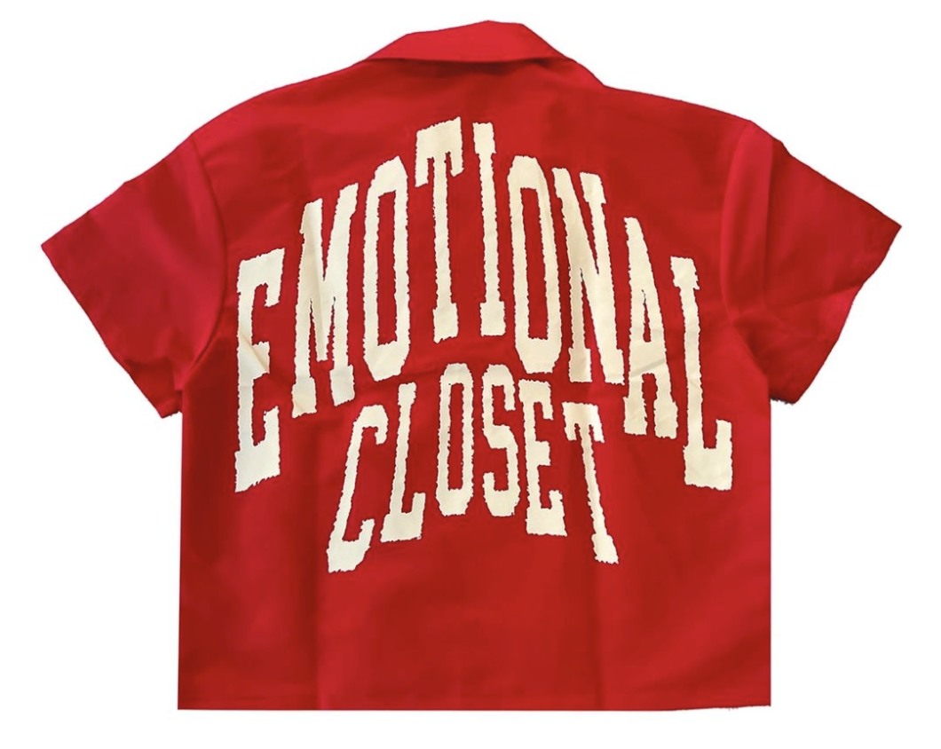 Mixed Emotions Red “Backyard” Nylon Shirt