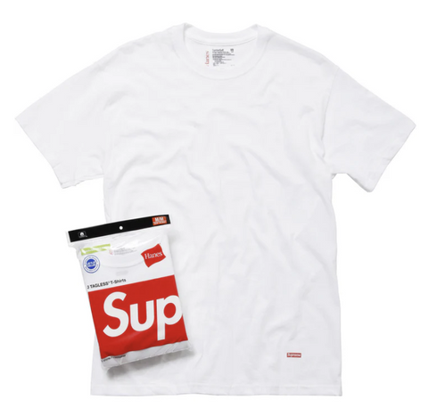 Supreme®/Hanes® White Tee Pack