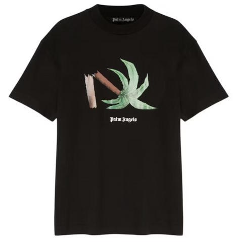 Palm Angels Broken Palm Tee Black/Green