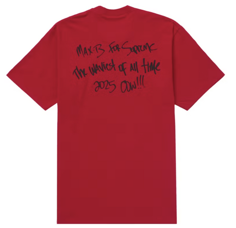 Supreme Max B Tee Red