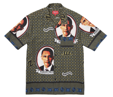 Supreme Green Obama Shirt Pre-Owned