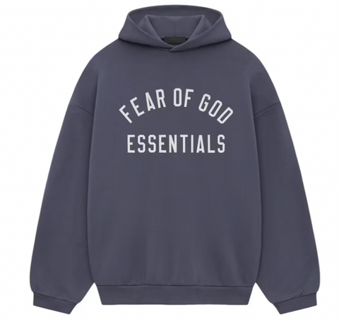Fear of God Essentials Fleece Hoodie Marine
