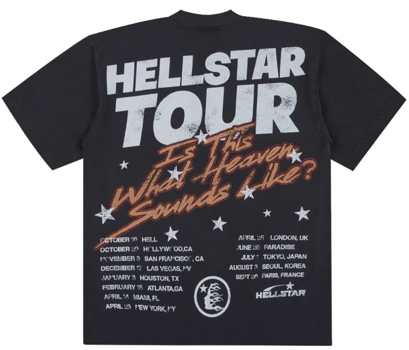 Hellstar Biker Tour Black Tee