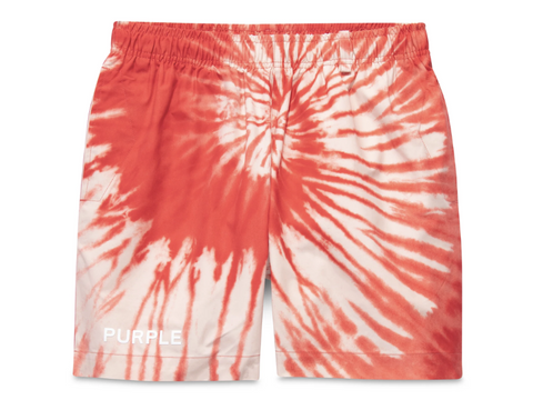 Purple Brand Spiral Tie Dye High Risk Red All-Around Short