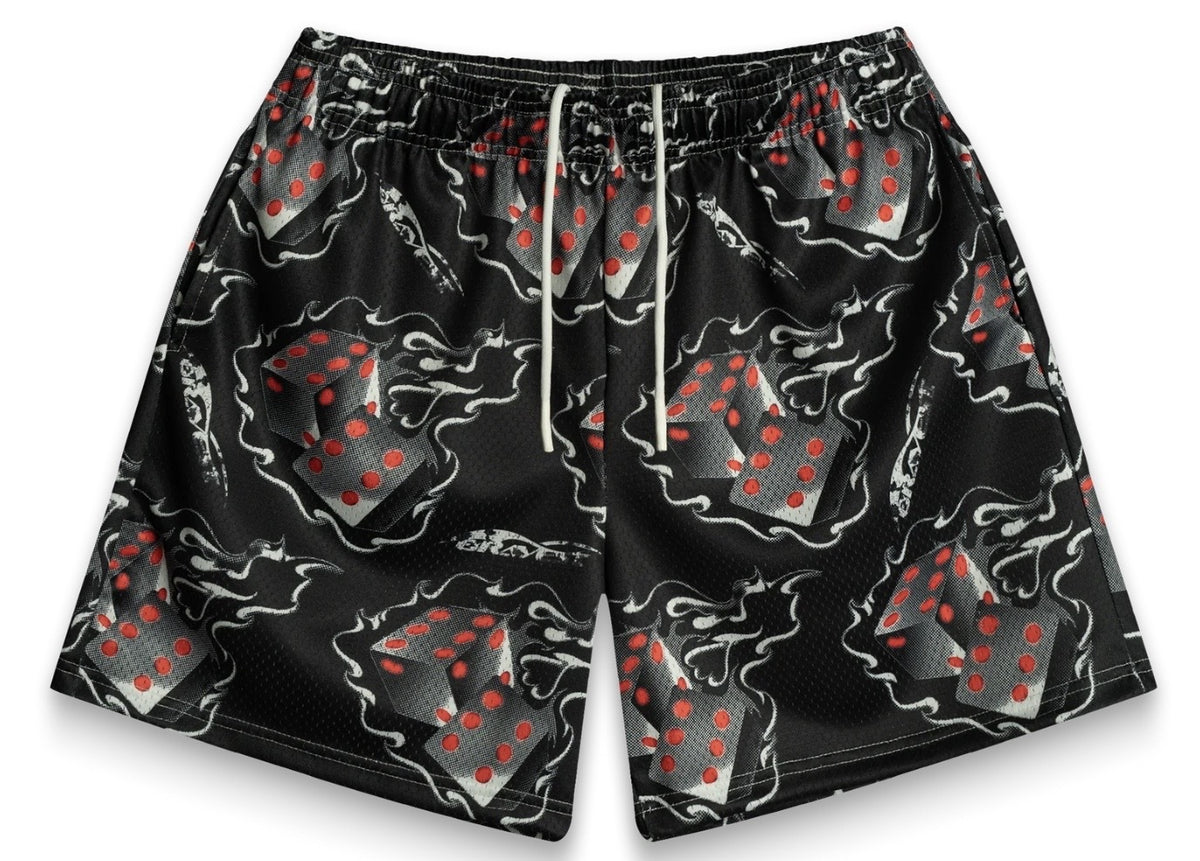 Bravest Studios Black Dice Shorts