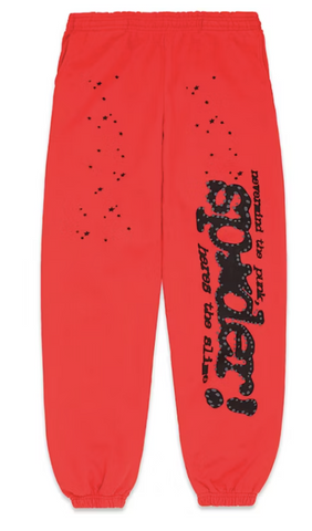 Sp5der P*NK V2 Sweatpant Red