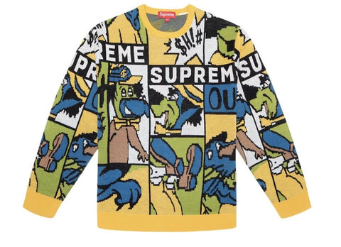 Supreme Cartoon Sweater Multicolor Pre-Owned