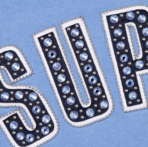 Supreme®/b.b. Simon® Zip Up Hooded Sweatshirt Blue
