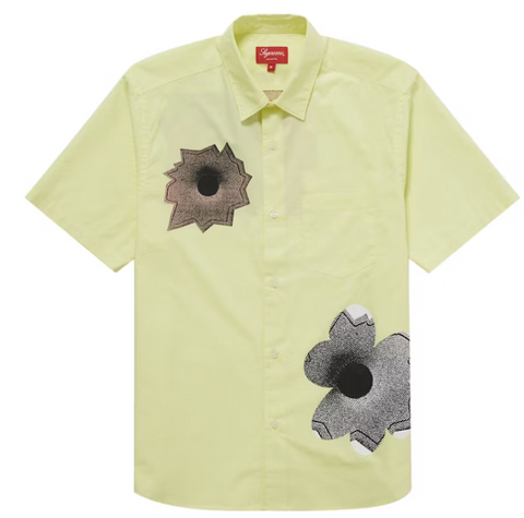 Supreme Nate Lowman S/S Shirt Pale Yellow
