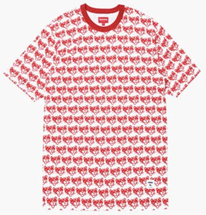 Supreme Red Pink Panther All Over Tee