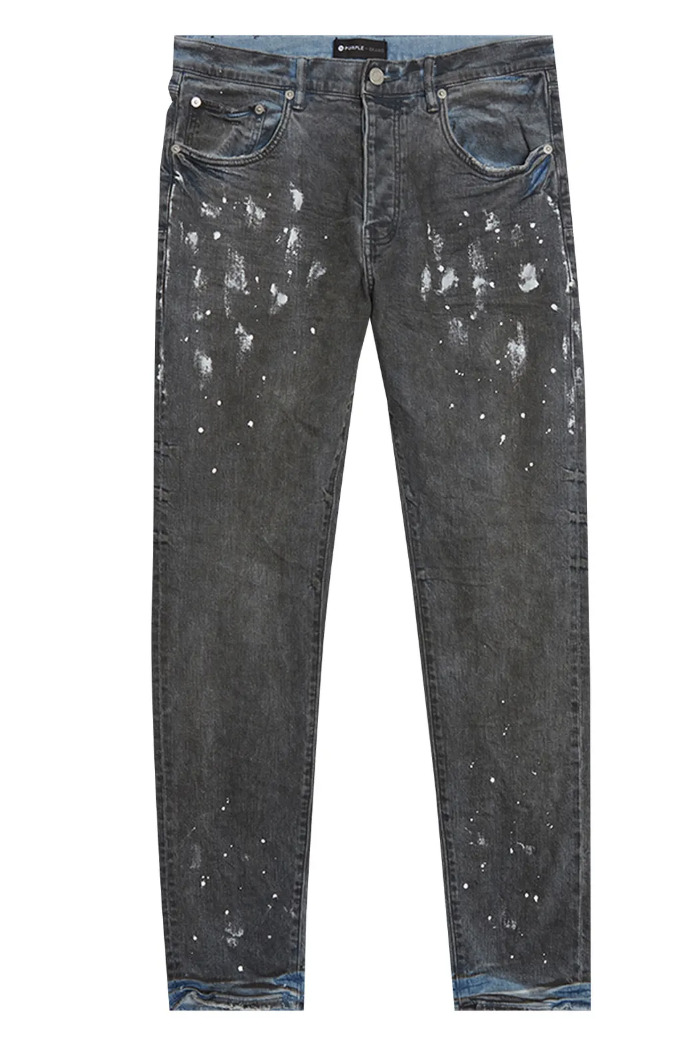 Purple Brand Slim Straight Jeans 'Painters Waxed Light Inidgo'