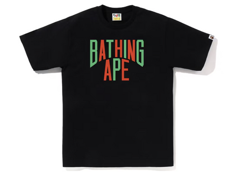 BAPE Colors NYC Logo Black Tee