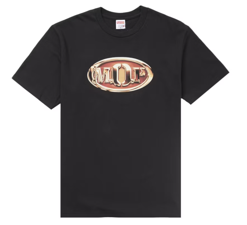 Supreme MOP Black Tee