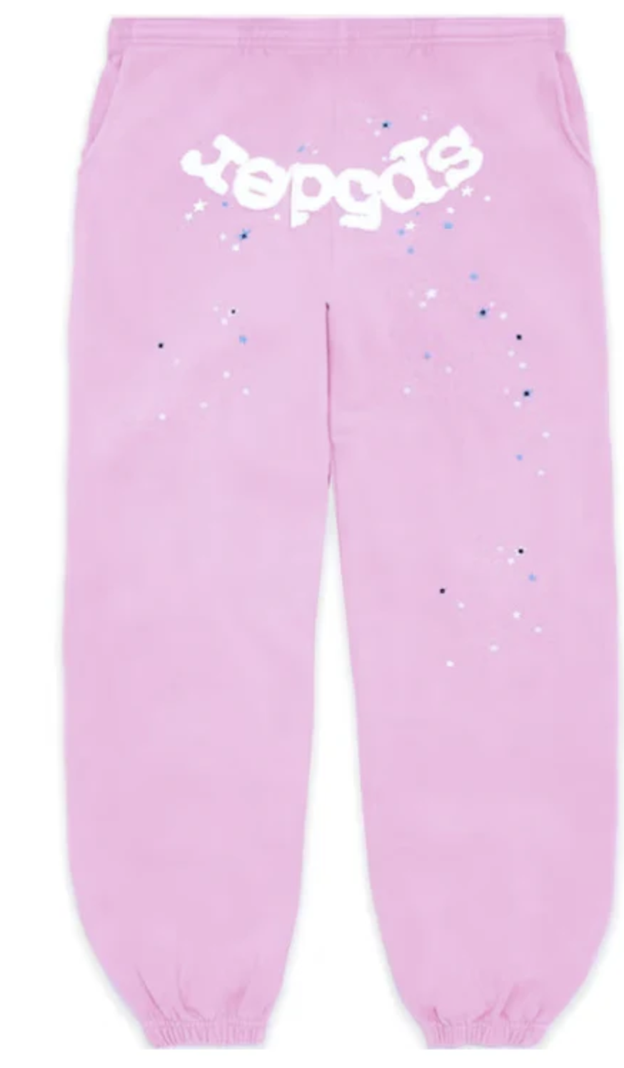 Sp5der Atlanta Sweatpants Pink