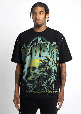 GUAPI Obsidian Black Electroshock Therapy Tee