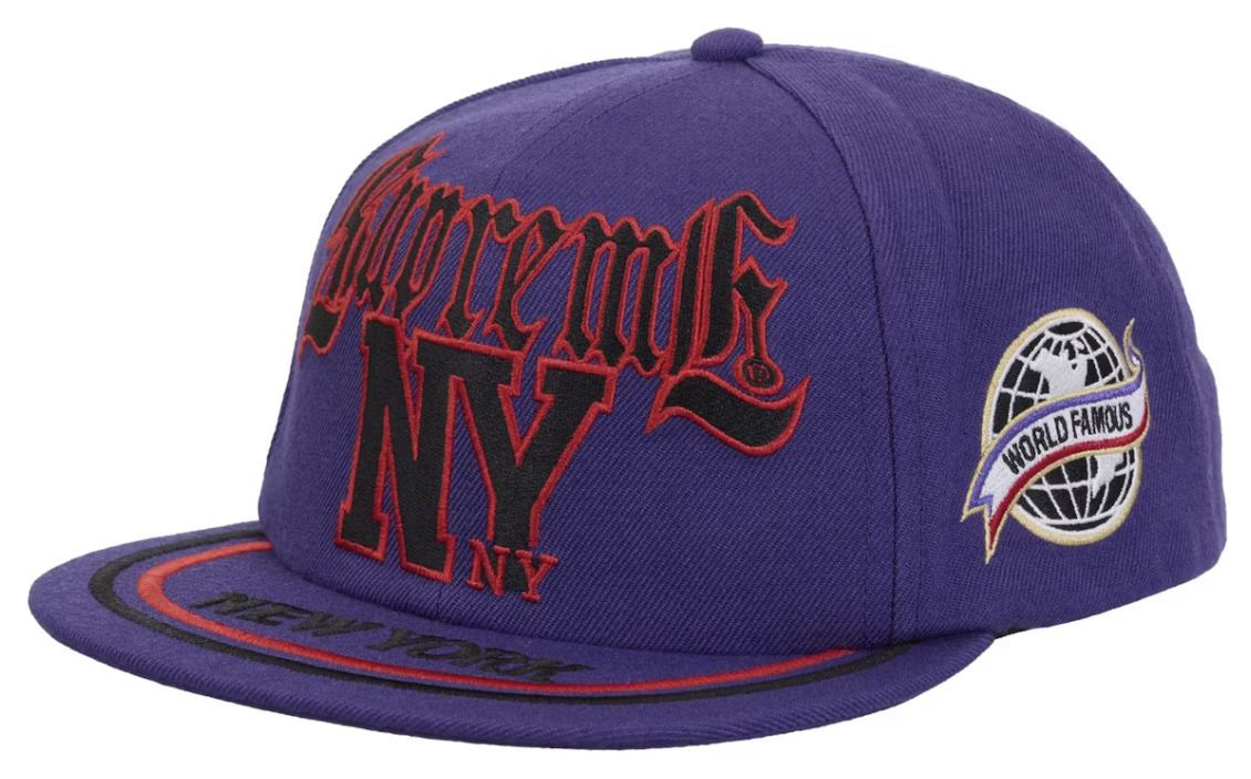 Supreme New York 6-Panel Purple