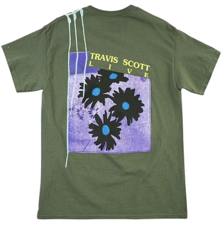 Travis Scott Astroworld Europe Exclusive T-Shirt Washed Green