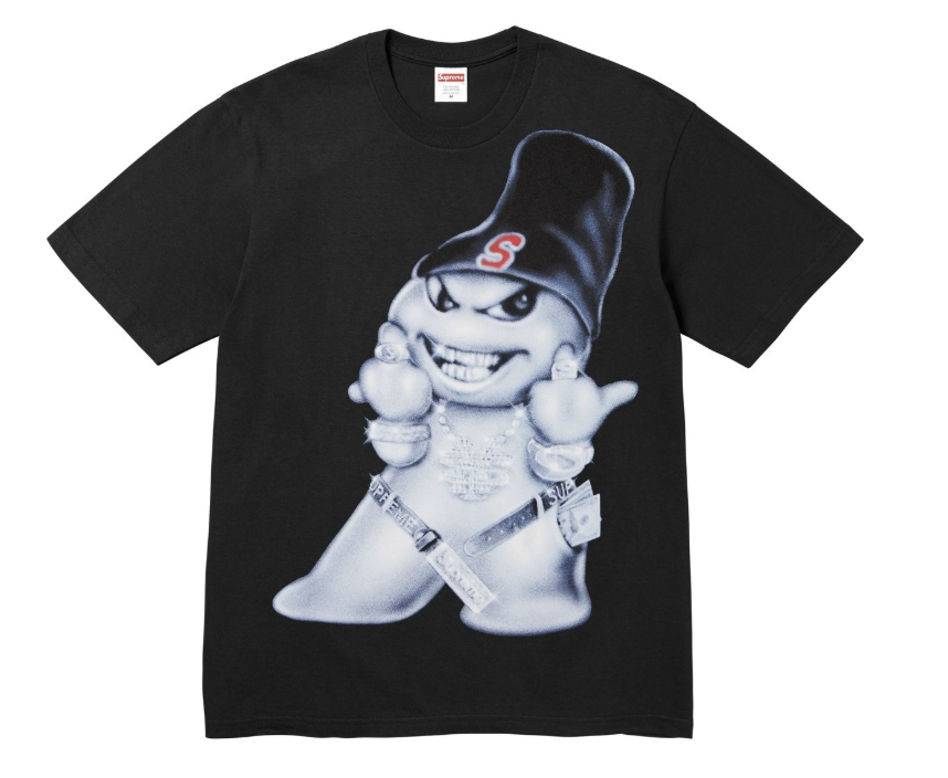 Supreme Snowman Tee Black