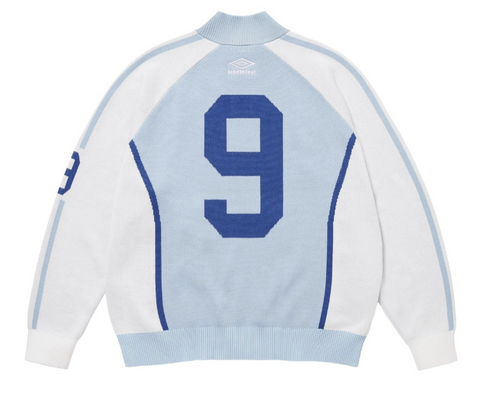Supreme®/Umbro® Zip Up Sweater Blue Knit