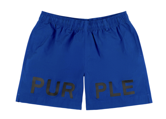 Purple Brand Blue Wordmark All Around Shorts