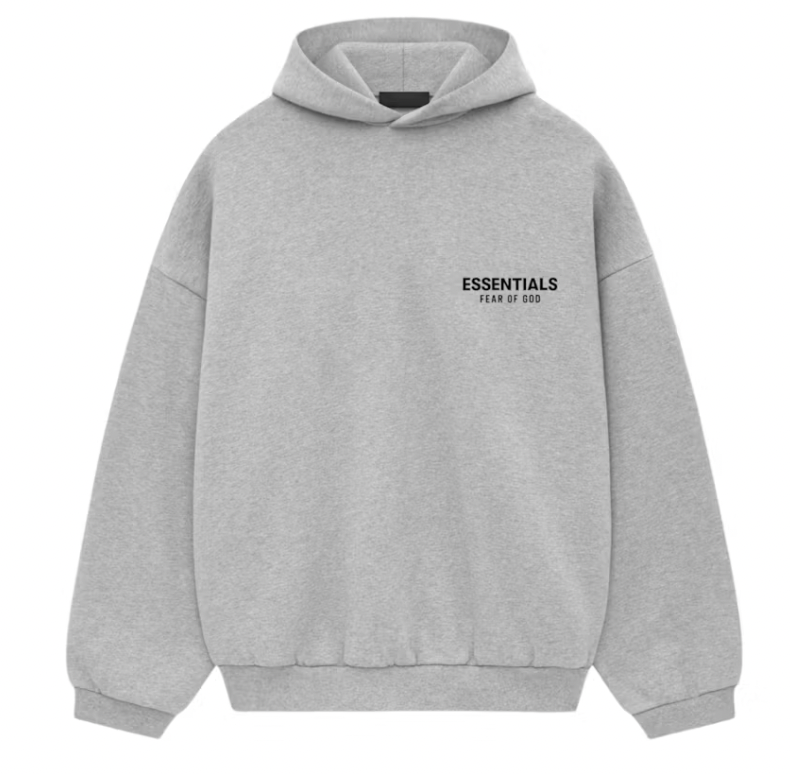 Fear of God Essentials Fleece Hoodie Light Heather Gray