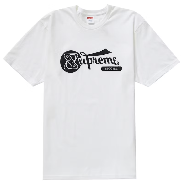 Supreme Records Tee White