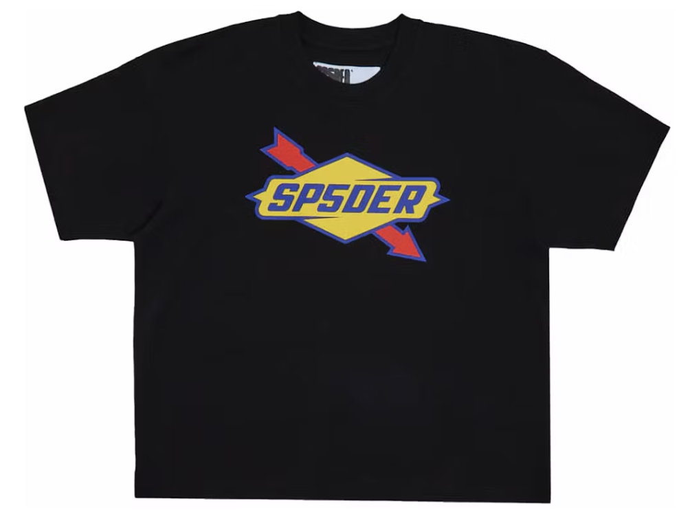 Sp5der The Spot Tee Black