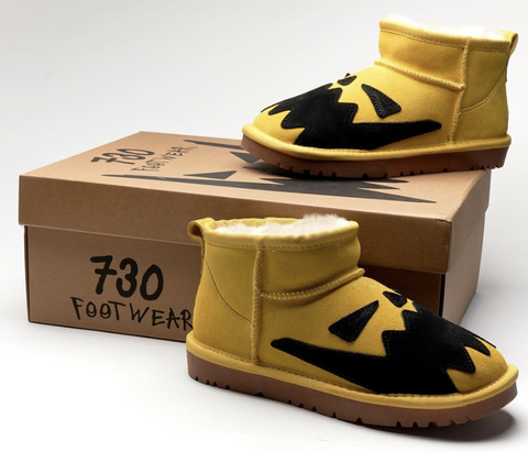 ASSPIZZA Yellow Muffins Wool