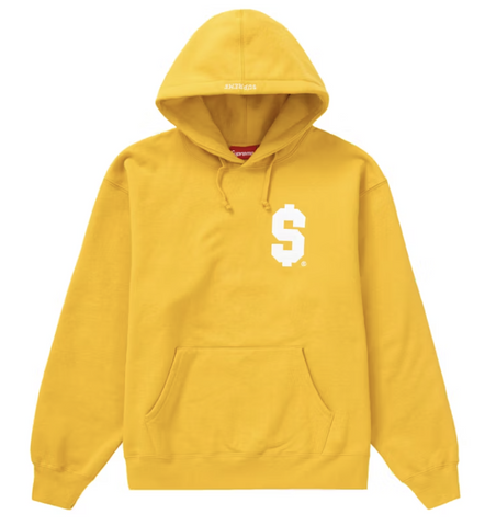 Supreme $ Hooded Sweatshirt Gold