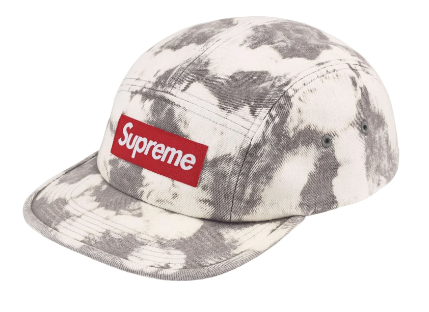 Supreme Denim Camp Cap Bleached