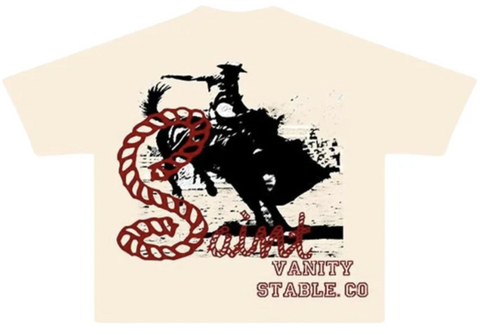 Saint Vanity Stable Cream Tee
