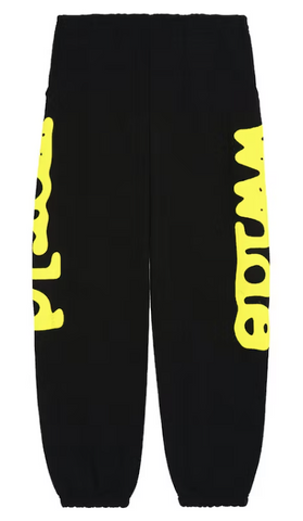 Sp5der Beluga Sweatpants Onyx/Yellow