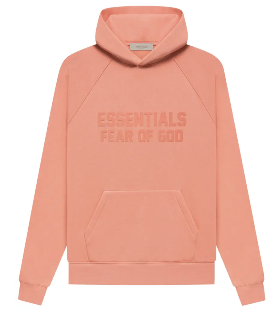Fear of God Essentials Fleece Hoodie Coral