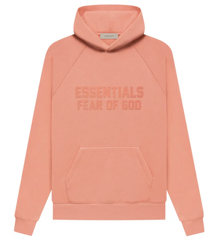 Fear of God Essentials Fleece Hoodie Coral